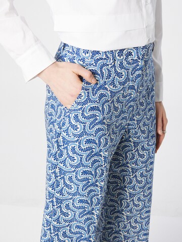 Weekend Max Mara Wide leg Pleated Pants 'STEGOLA' in Blue