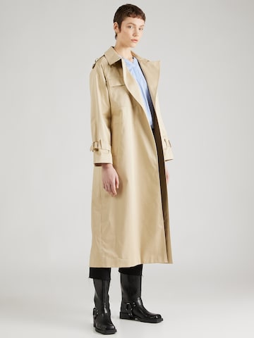 Manteau mi-saison 'Luna' Lindex en beige : devant