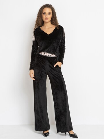 JIORO Shirt 'ESSENTIALS' in Black