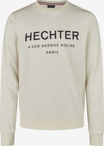 HECHTER PARIS Sweatshirt in Wit: voorkant