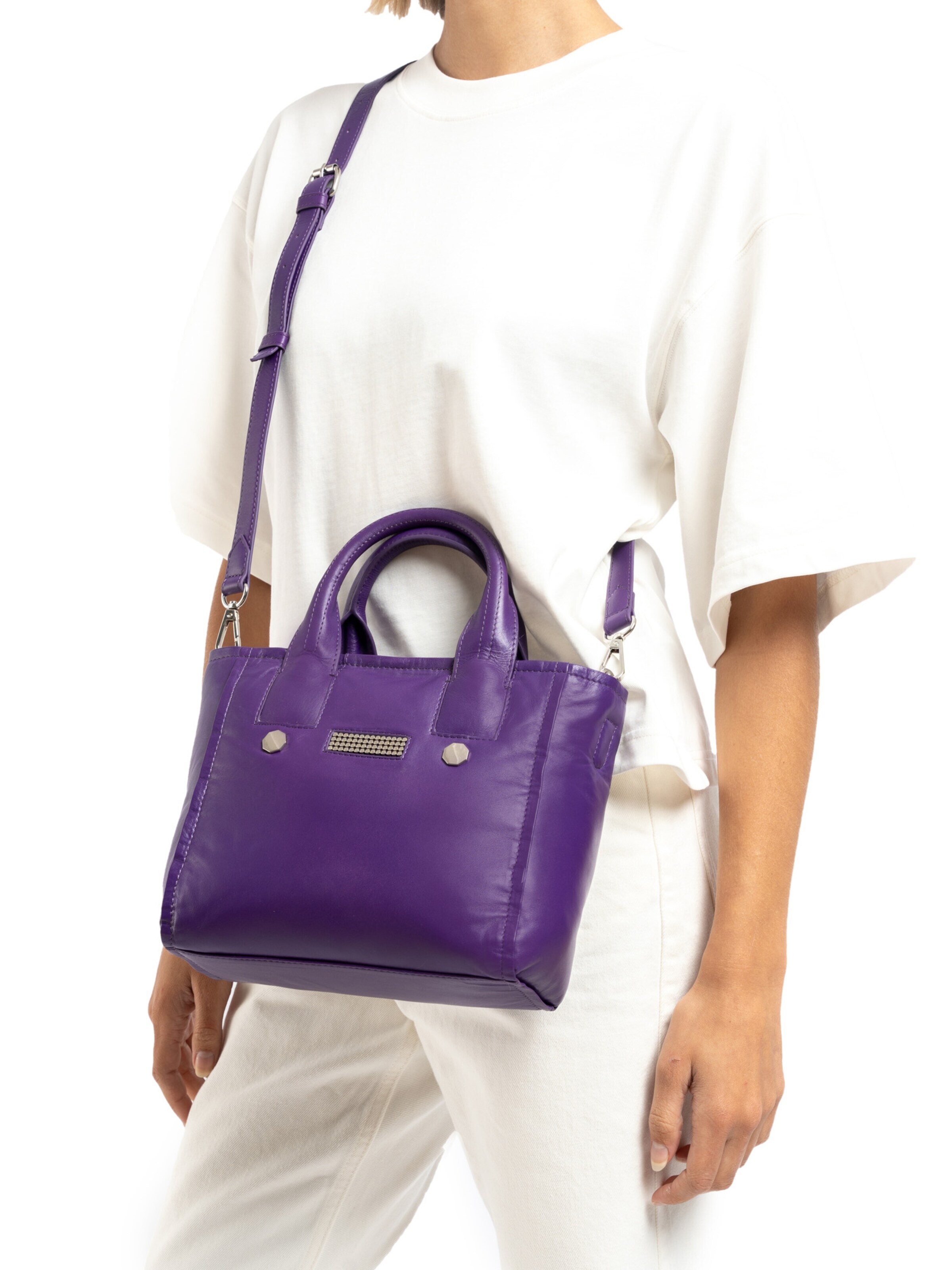 Clio Handbag in Purple