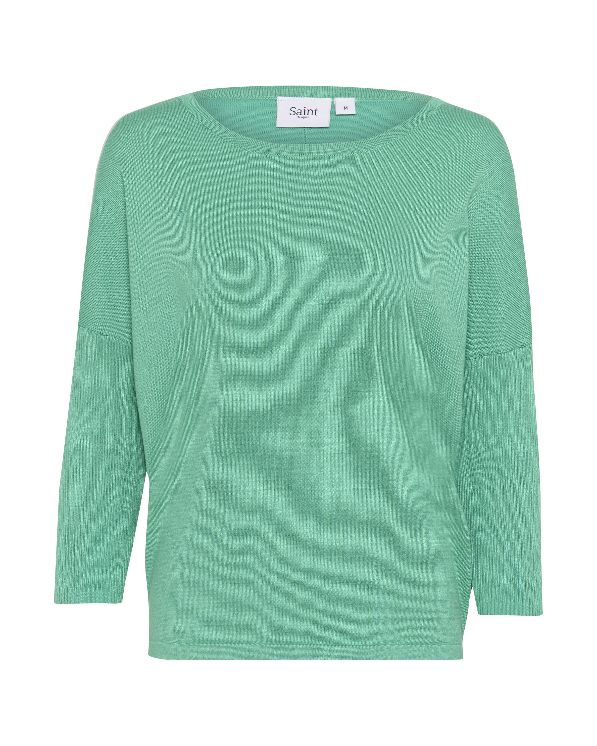 SAINT TROPEZ Pullover 'Mila' in Grün: Vorderseite