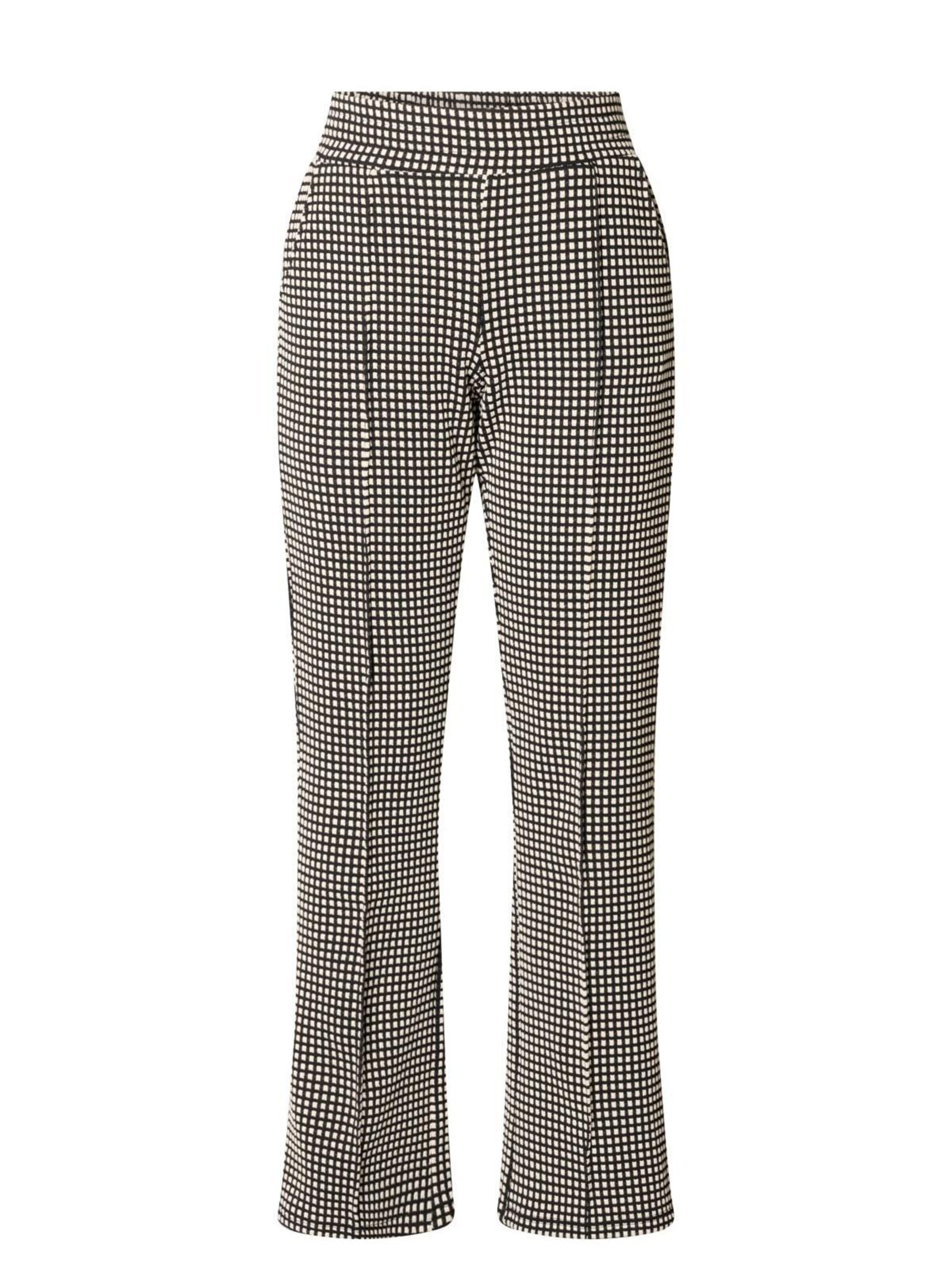 IVY BEAU Regular Trousers in Black: front