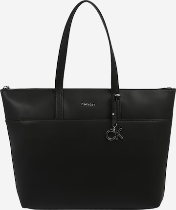 Calvin Klein Nakupovalna torba | črna barva: sprednja stran