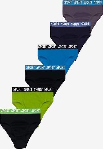 LOREZA Underpants 'Jungen Slips Brandon' in Mixed colours: front