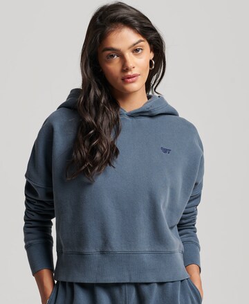 Superdry Sweatshirt in Blauw: voorkant