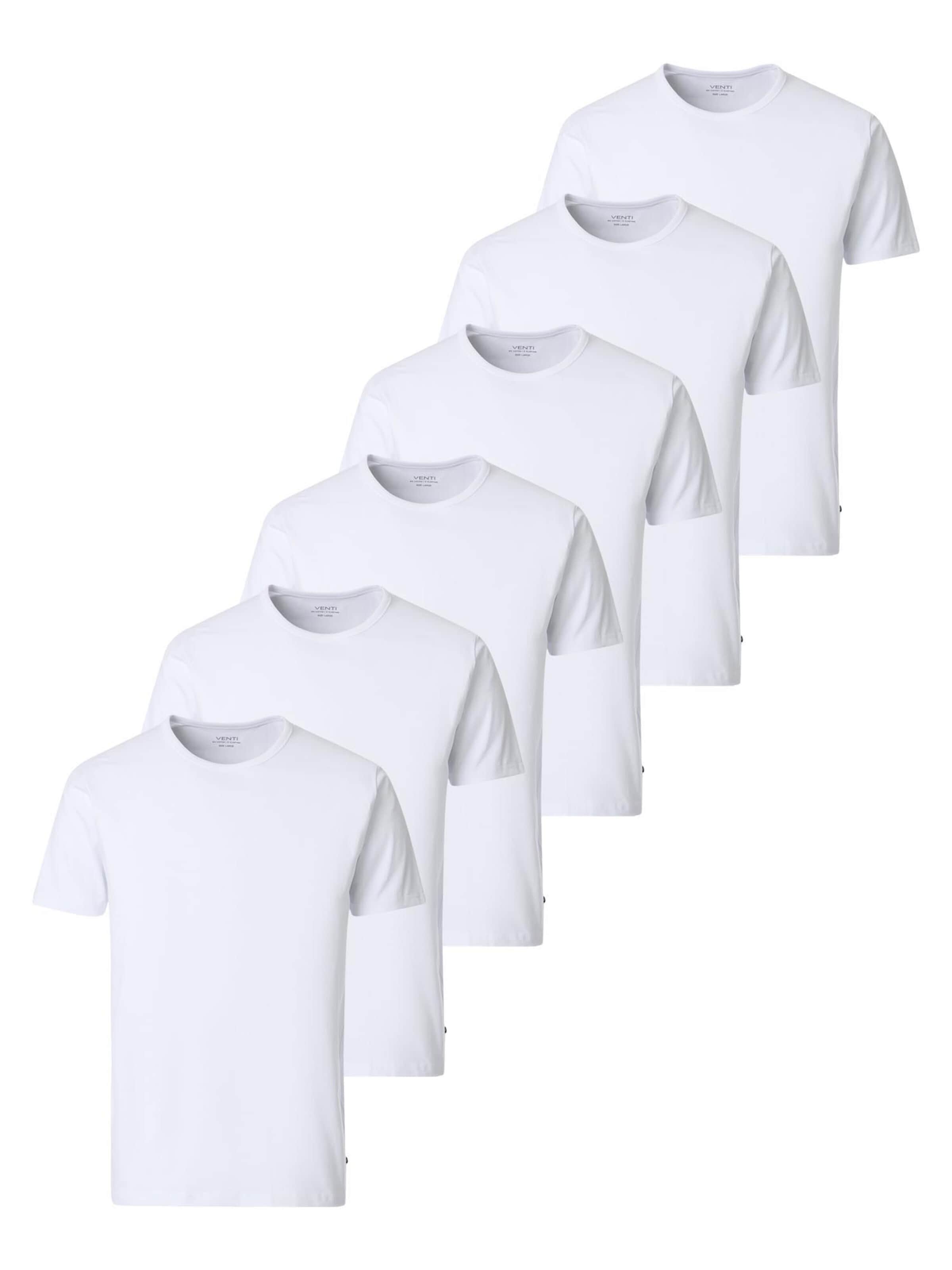VENTI Shirt 'Basic' in White: front