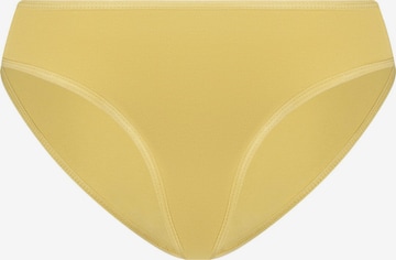 Albero Natur Slip 'Klassischer Bio-Baumwoll Damen Slip' in Gelb: Vorderseite
