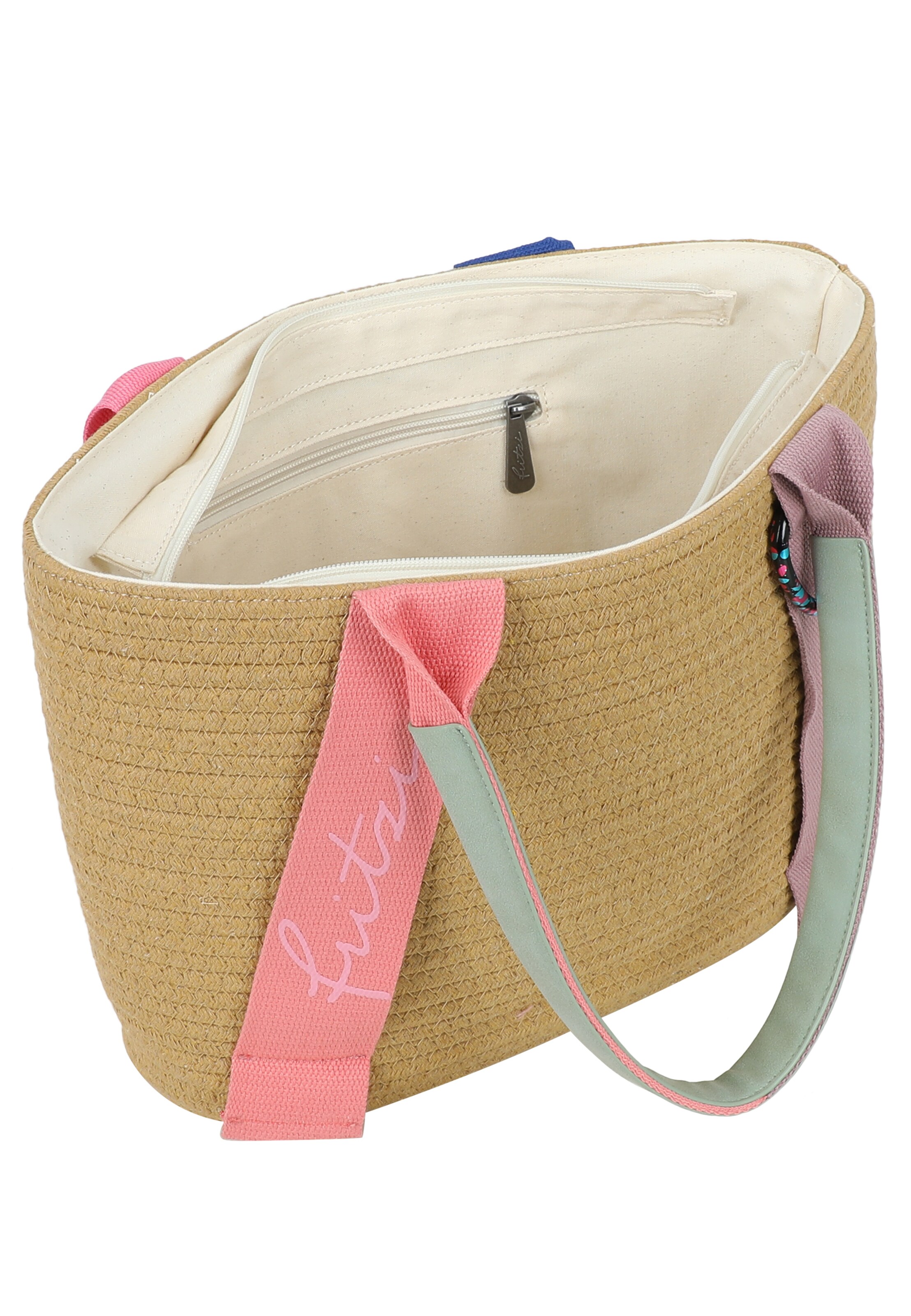 Fritzi aus Preußen Shopper 'Happy Summer' in Beige