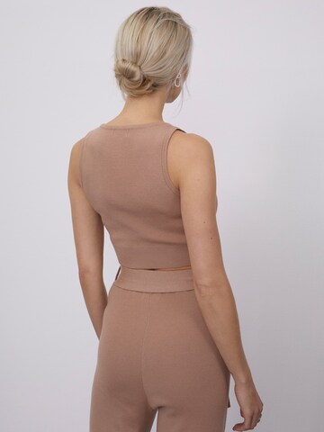 LeGer by Lena Gercke Broderad topp 'Leticia' i beige