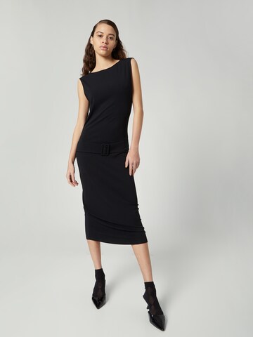 Bella x ABOUT YOU - Vestido 'Talea' en negro: frente