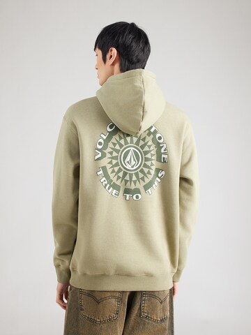 Volcom Sweatshirt 'WATANITE' in Groen: voorkant