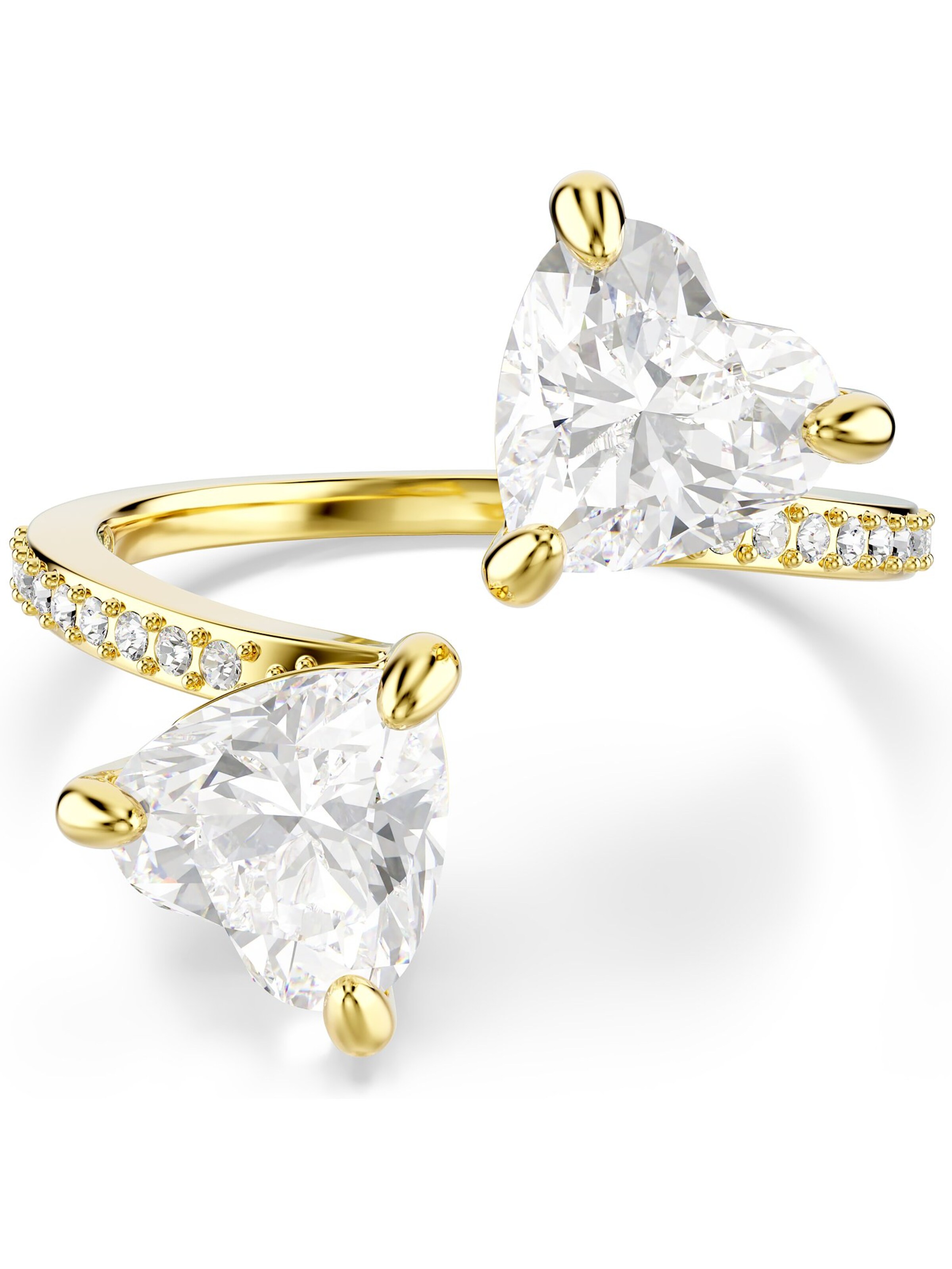 Swarovski Ring in Gold: front