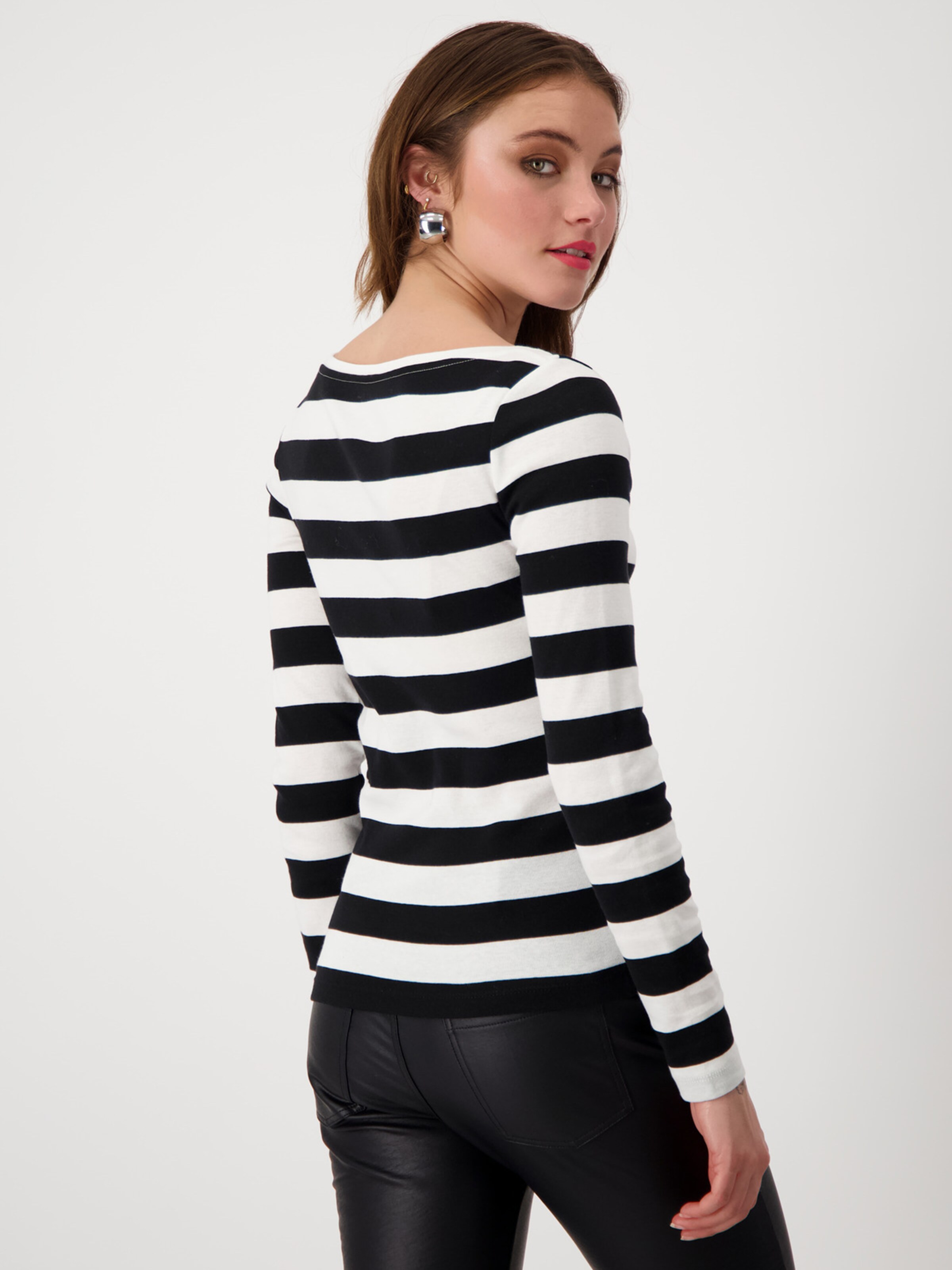 Monari shirt zwart sale