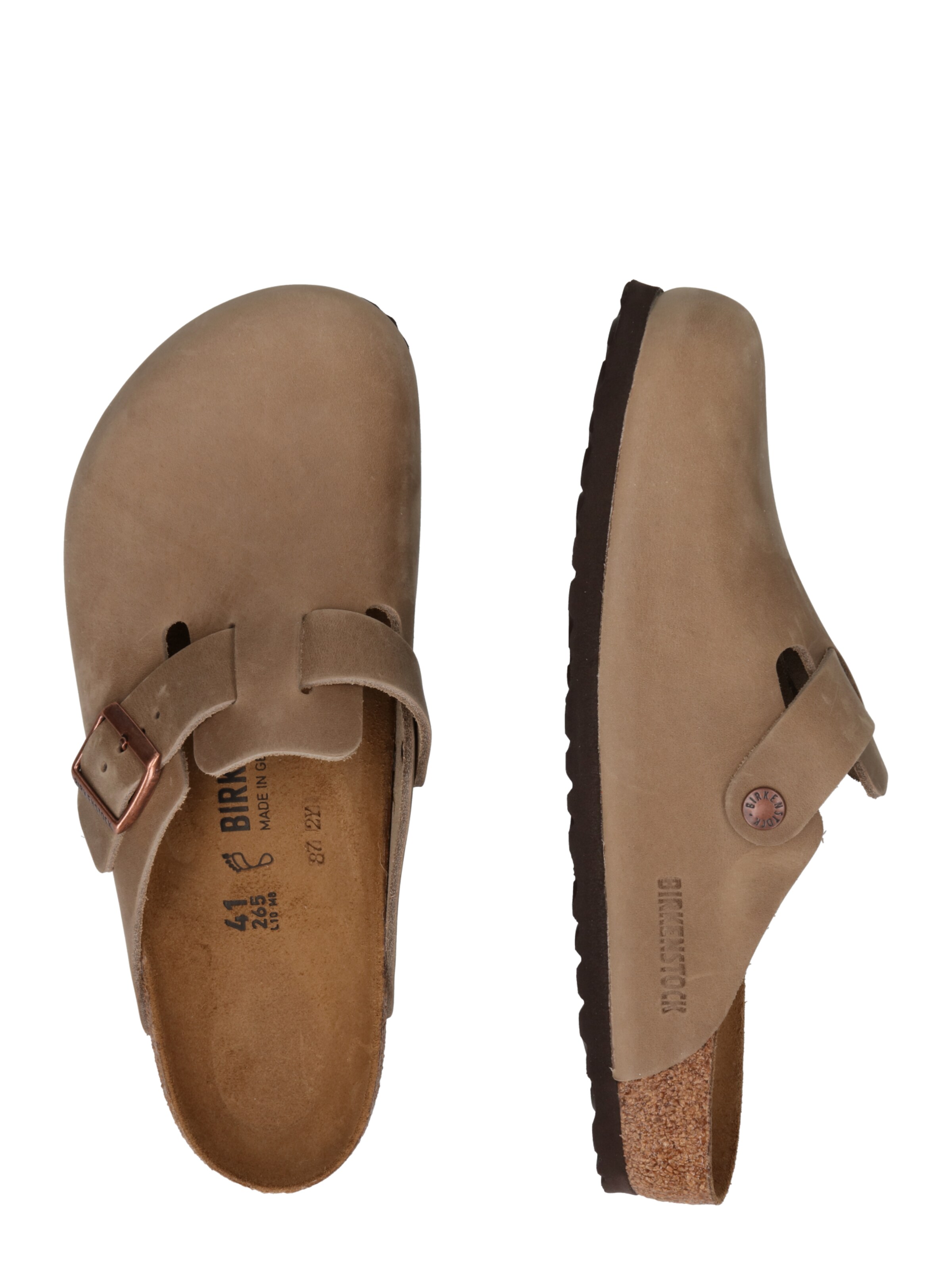 BIRKENSTOCK Clogs 'Boston' in Brown