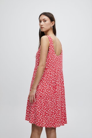 ICHI Summer Dress 'Ihmarrakech' in Red