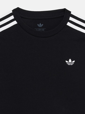 ADIDAS ORIGINALSMajica '3 STRIPE LS' - crna boja