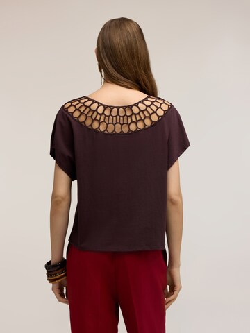 T-shirt MOTIVI en marron