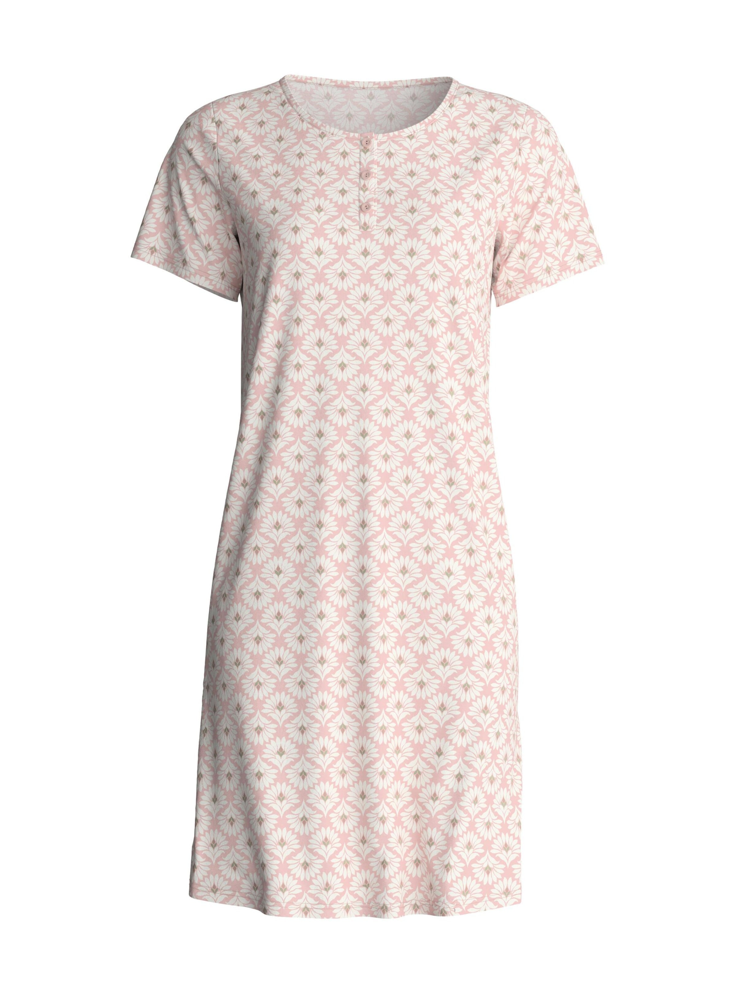 Camicia da notte 'Cotton Special' di CALIDA in rosa: frontale