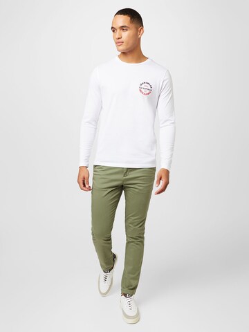 JACK & JONES Слим Брюки-чинос 'JJIMarco JJBowie' в Зеленый