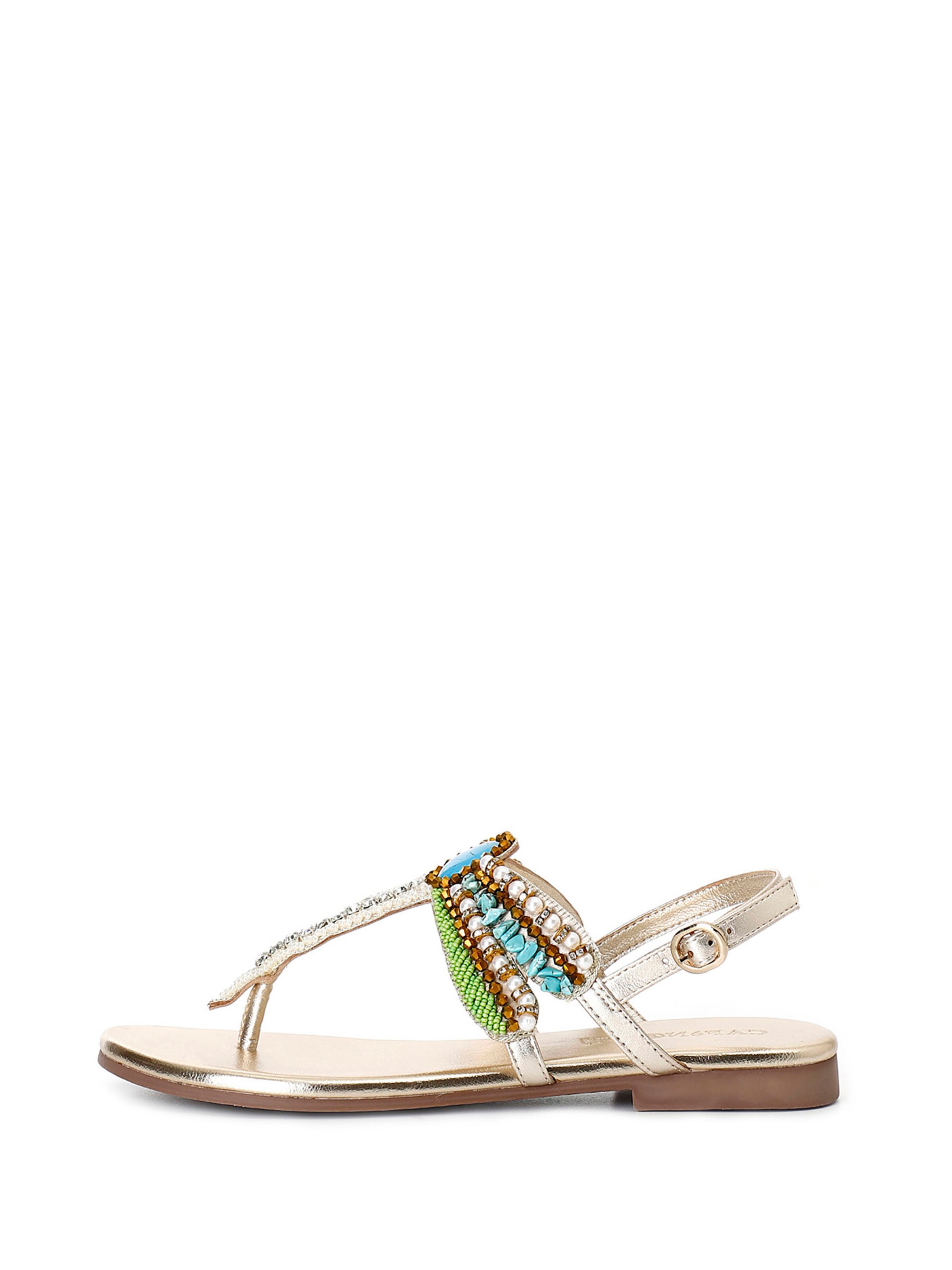 Infradito di CAFè NOIR in blu: frontale