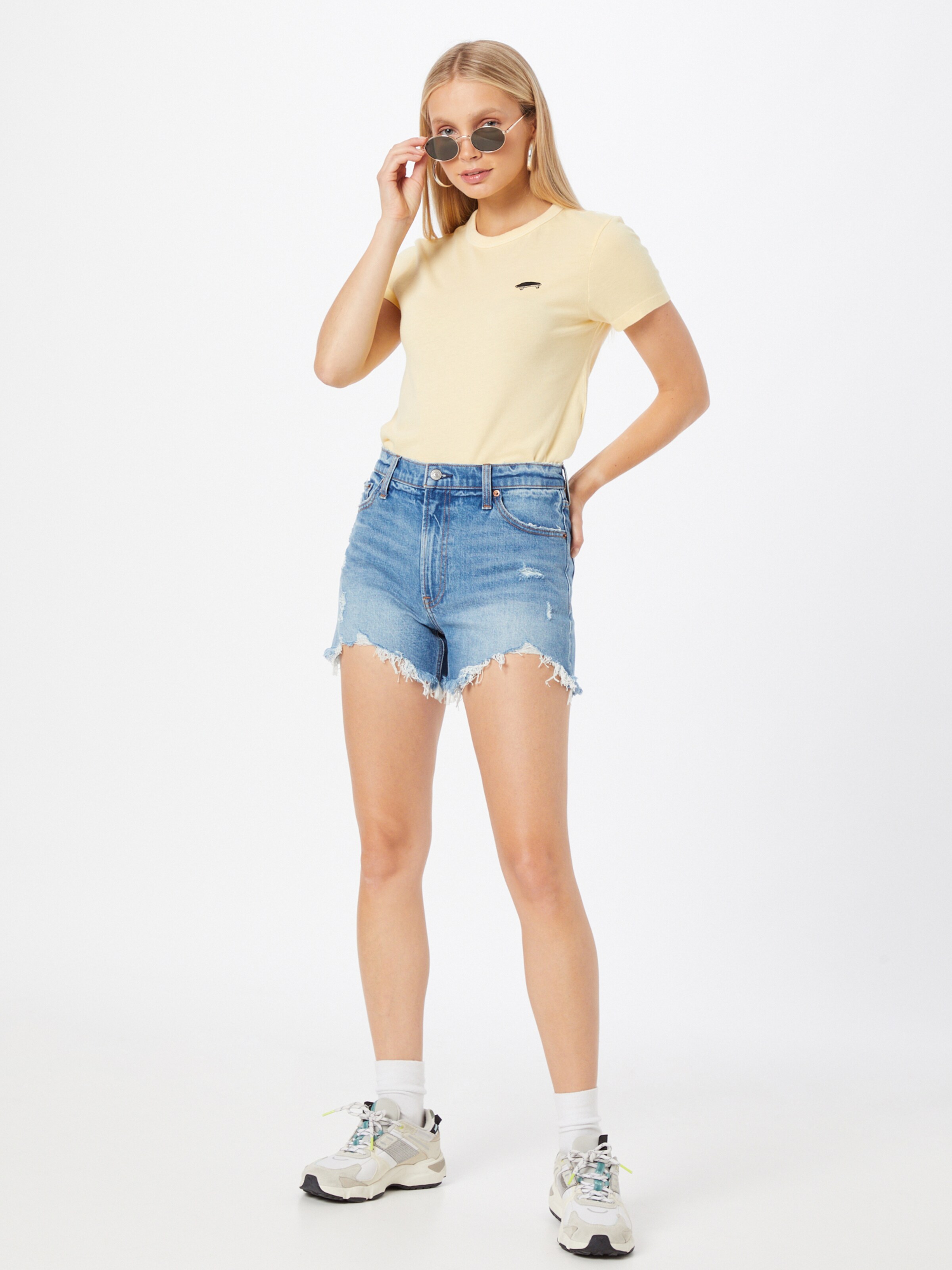Frauen Shirts & Tops VANS T-Shirt 'VISTAVIEW' in Gelb - MY09693 Frauen Shirts & Tops VANS T-Shirt 'VISTAVIEW' in Gelb - MY09693