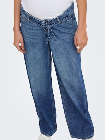 Only Maternity Barrel Džíny 'OLMGianna' – modrá