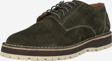 POMPEII Lace-Up Shoes 'RIKO' in Green: front