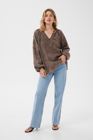 Cream - Blusa 'CRGemmi' em castanho