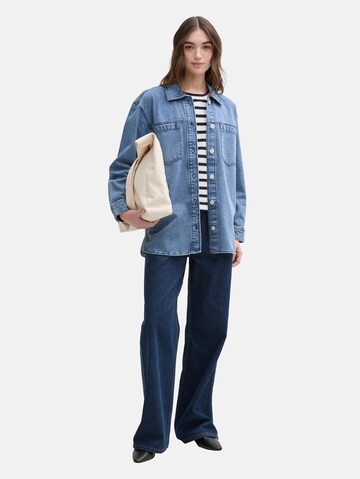 TOM TAILOR DENIM Tussenjas in Blauw