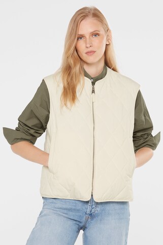 SENSES.THE LABEL Vest in Beige: front