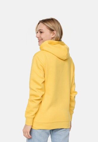 Sweat-shirt 'Buddy' smiler. en jaune