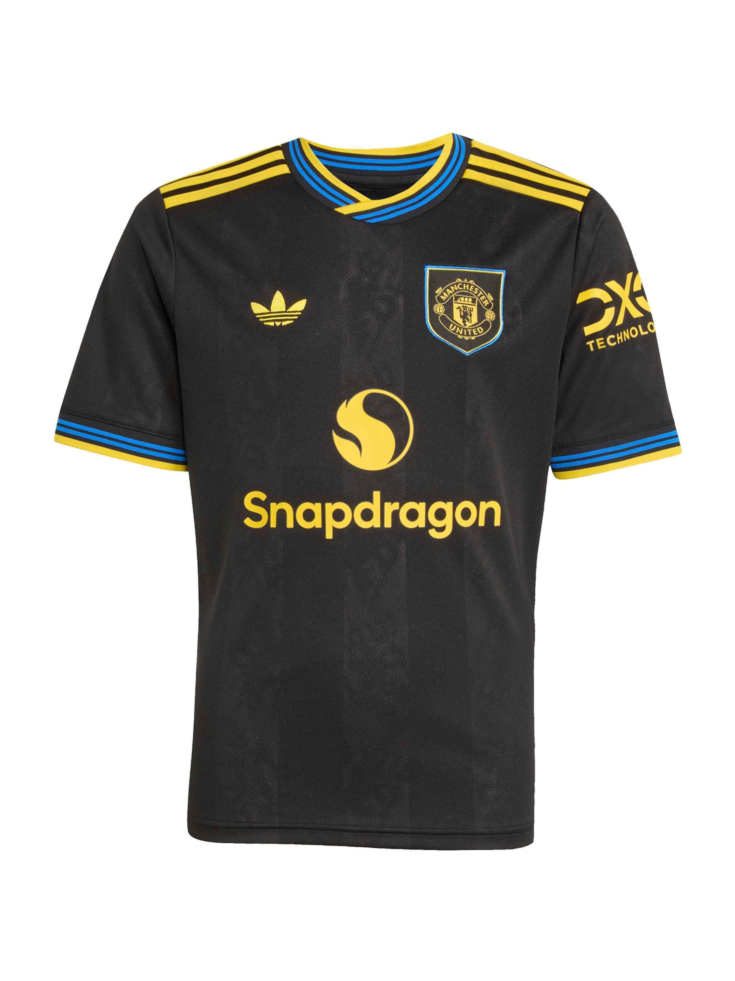 ADIDAS PERFORMANCE Toiminnallinen paita 'Manchester United 25/26' värissä musta: etupuoli