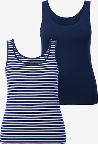 Ulla Popken Undershirt in Blue: front