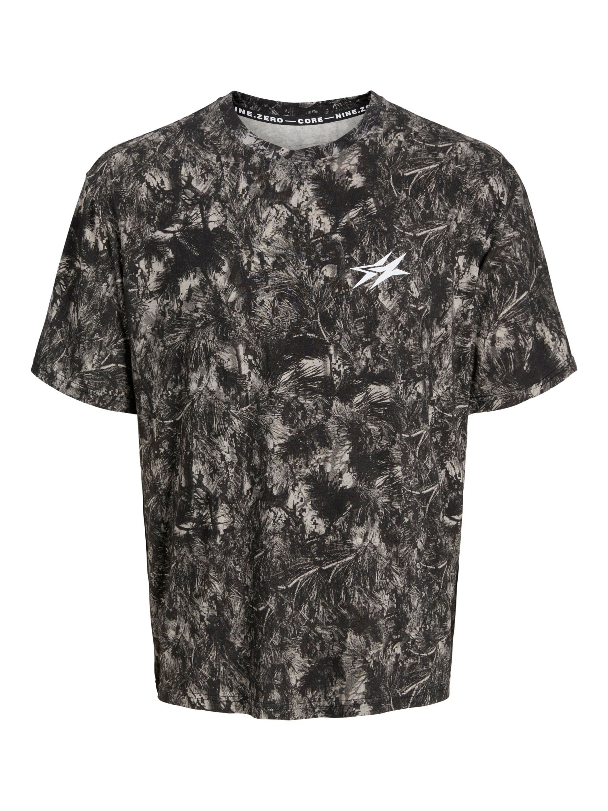 T-Shirt 'JJ' JACK & JONES en noir : devant
