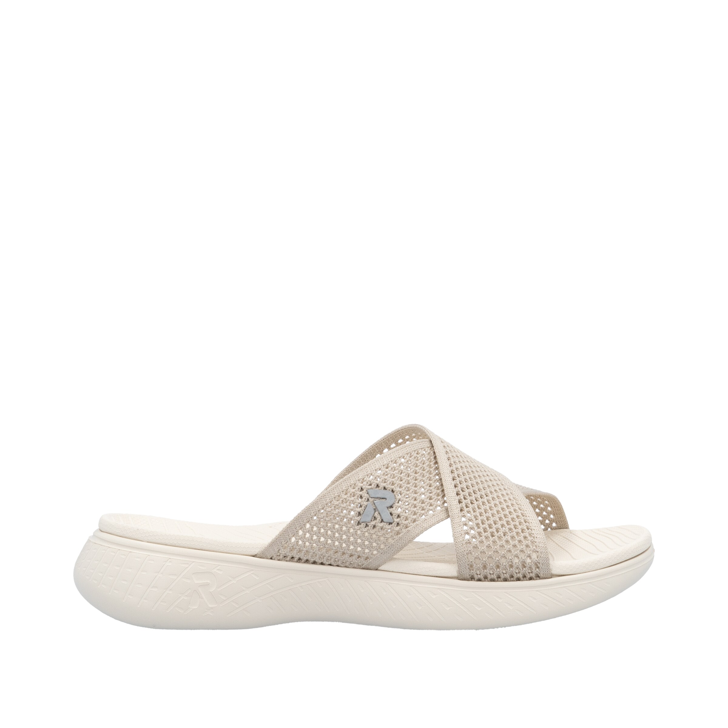 Rieker Sport Slides 'V2105' in Beige