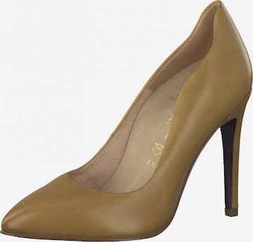 Tamaris Heart & Sole Pumps in Bruin: voorkant