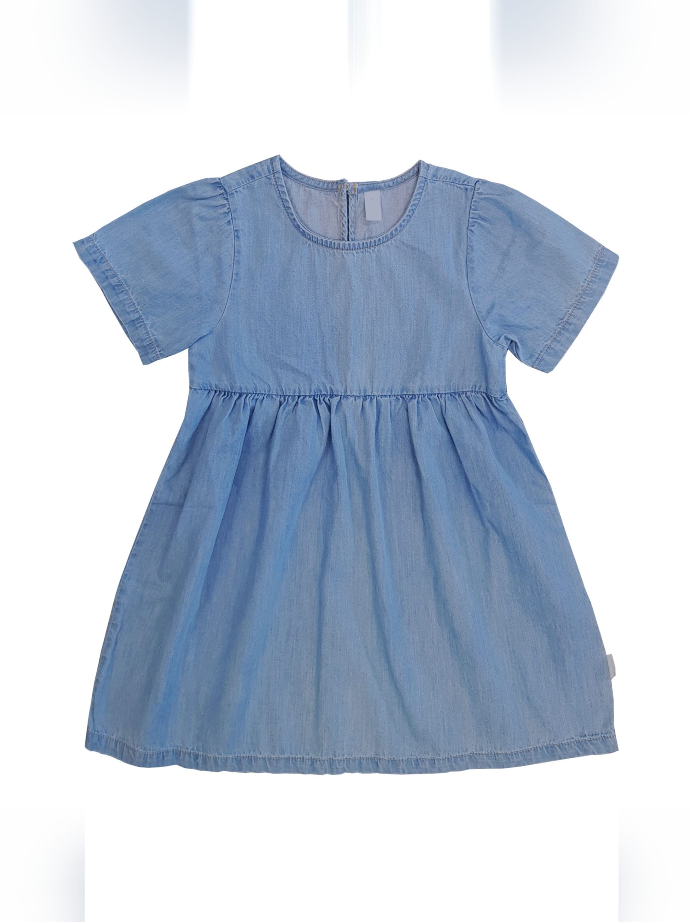 MAXIMO Kleid 'MINI GIRL-Kleid, Denim-Optik'‌‌‌‌‌‌‌‌‌‌ in Blau: Vorderseite