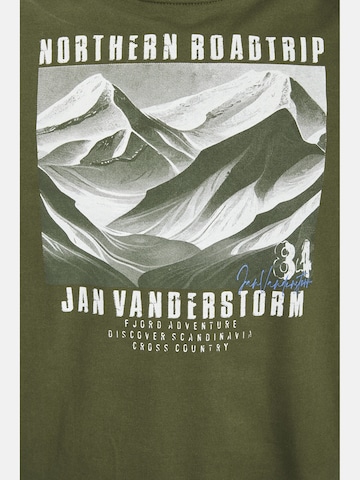 Jan Vanderstorm Doppelpack Sweatshirt ' Holdger ' in Grün