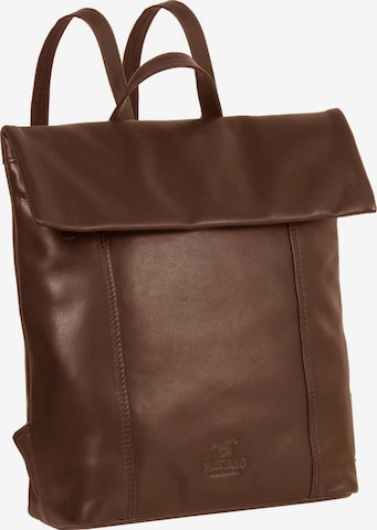 MUSTANG Backpack in Brown: front