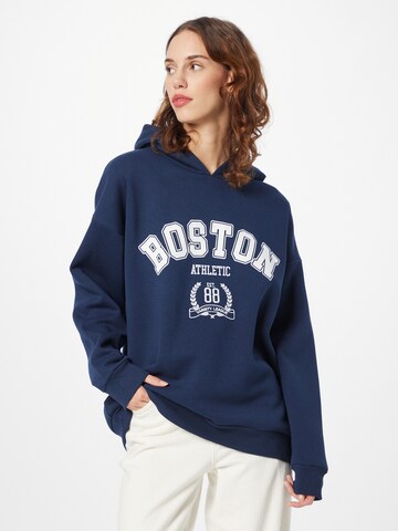 River Island Sweatshirt 'BOSTON' in Blue: front