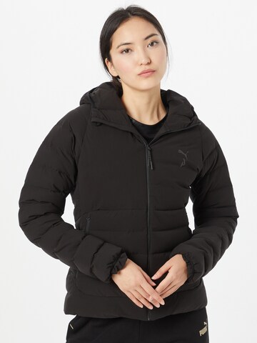 Veste de sport PUMA en noir : devant