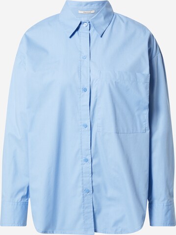 Abercrombie & Fitch Blouse in Blauw: voorkant