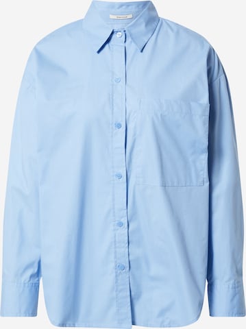 Abercrombie & Fitch Bluse i blå: forside