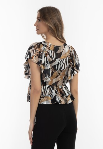 faina Blouse in Zwart