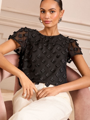 love & roses Bluse in Schwarz