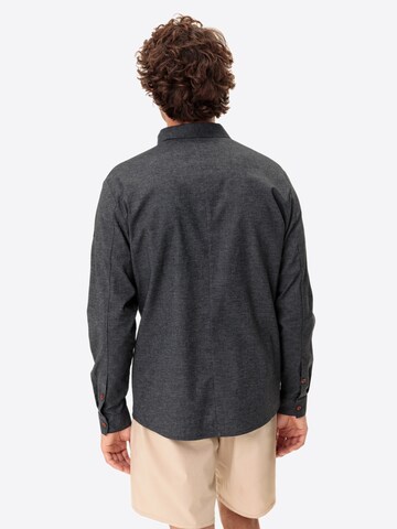 VAUDE Slim fit Functioneel overhemd 'Redmont' in Zwart
