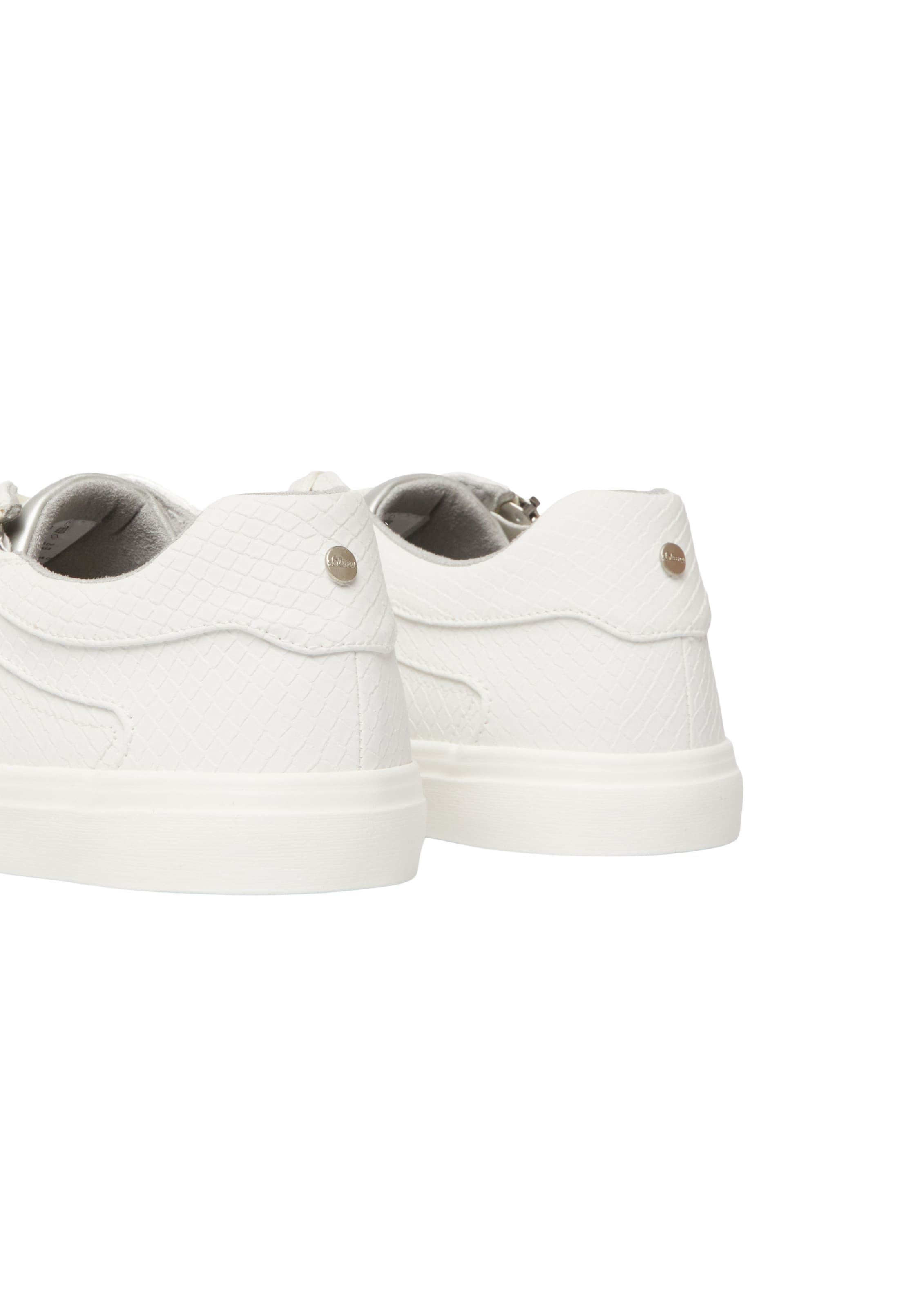 s.Oliver Platform trainers in White
