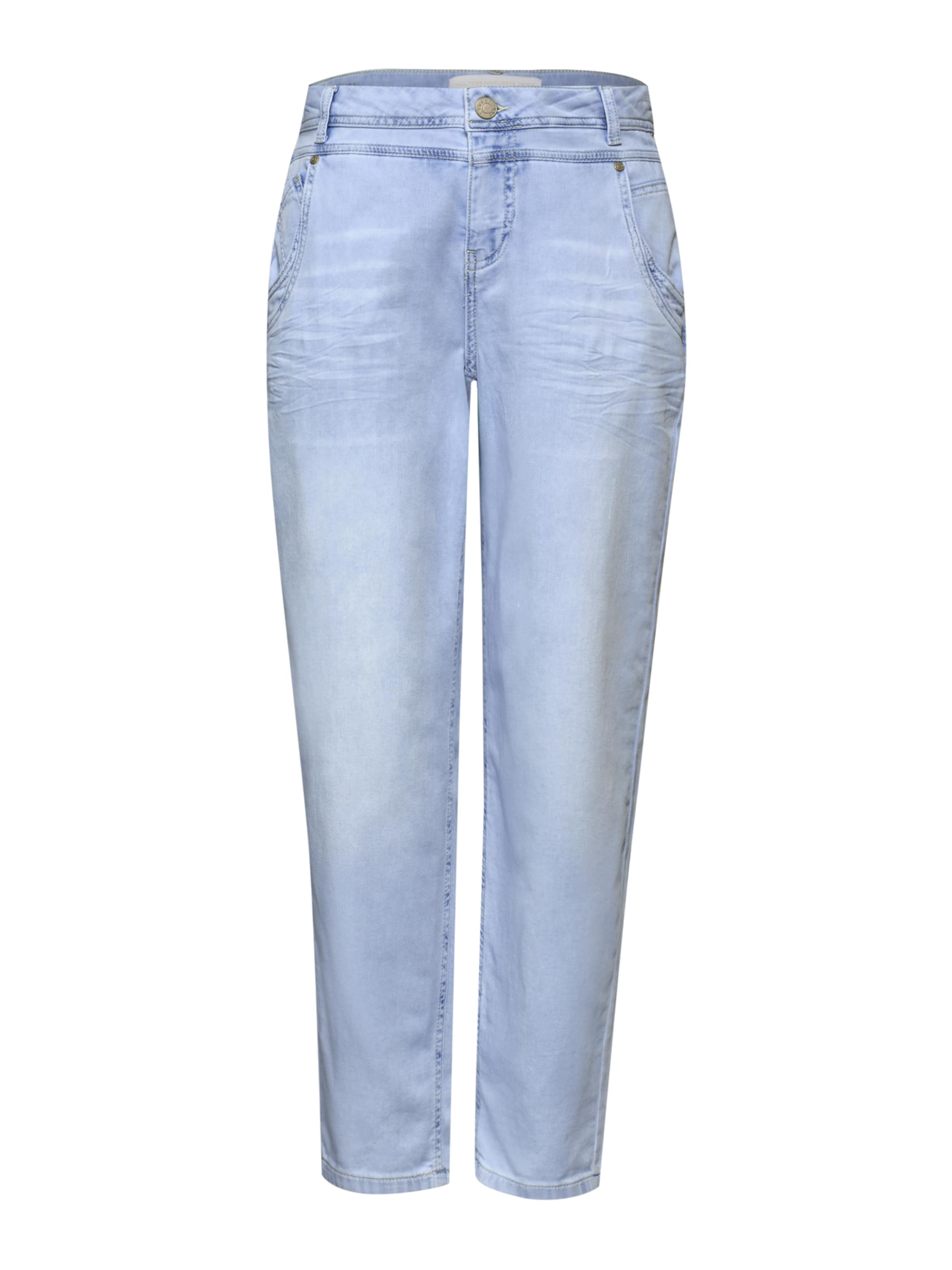 STREET ONE Vat Jeans in Blauw: voorkant