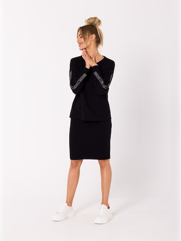 made of emotion Sweatshirt in Schwarz